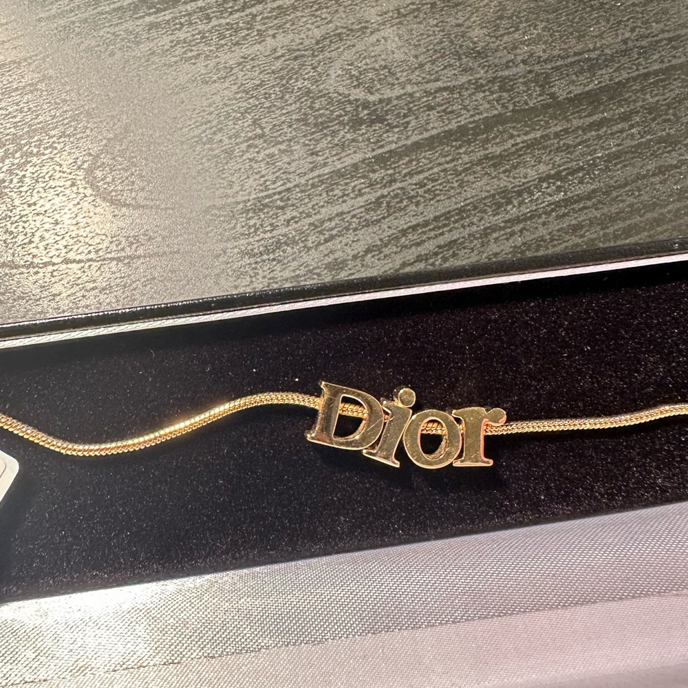 Christian Dior bracelet gold